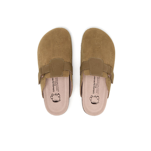 [MIRABELL x Winnie The Pooh] Cow split leather/cow leather women's casual shoes (Women)