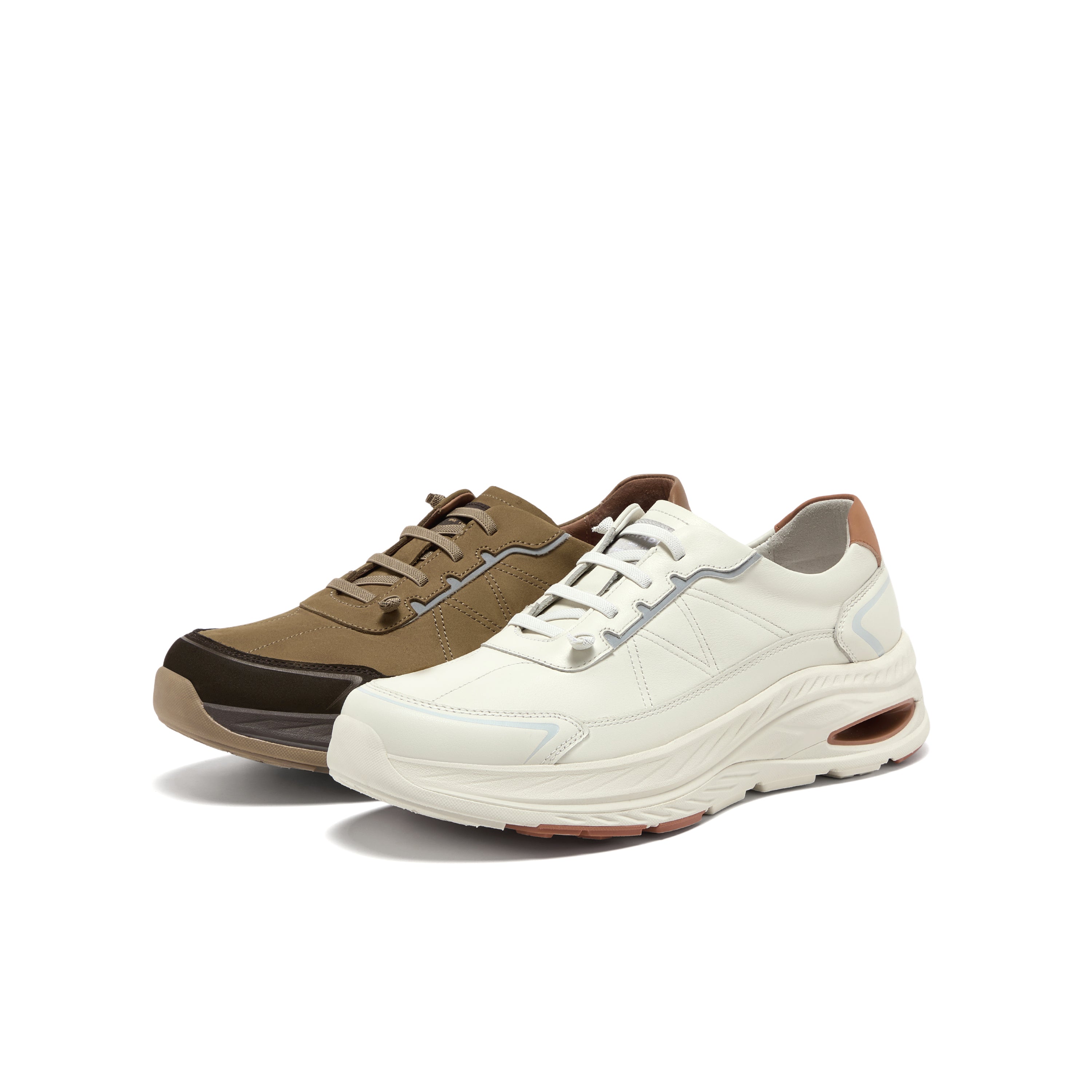 MIRABELL Cowhide/Synthetic Leather Comfortable Sports Shoes (Men)