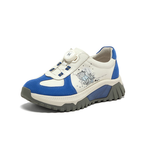 [MIRABELL x Winnie The Pooh] Cowhide/synthetic leather casual shoes (Women)