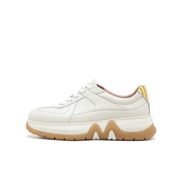 [MIRABELL x Winnie The Pooh] Cowhide leather casual shoes (Women)