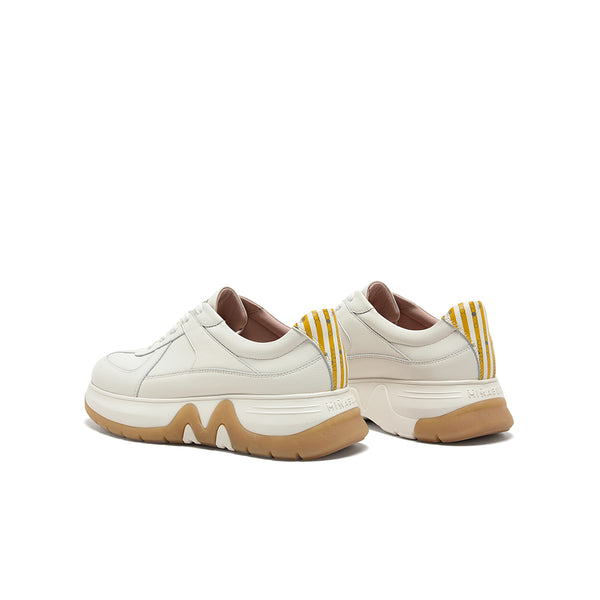 [MIRABELL x Winnie The Pooh] Cowhide leather casual shoes (Women)