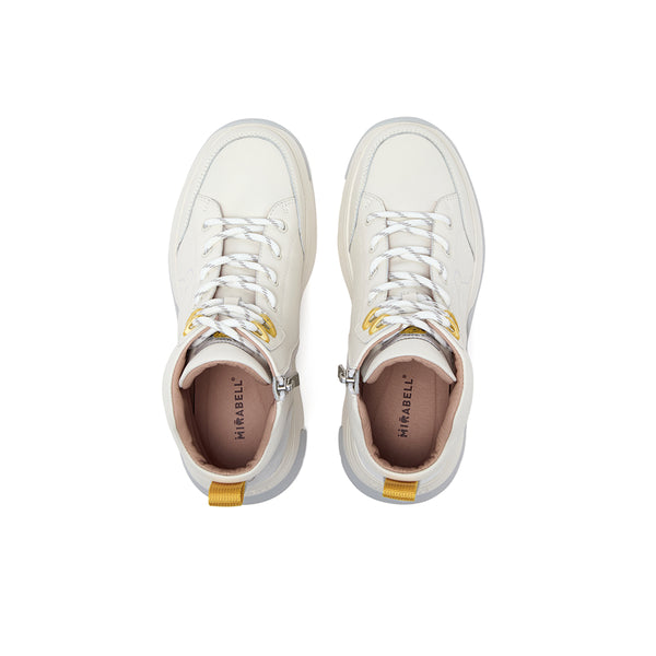 [MIRABELL x Winnie The Pooh] Cowhide leather/cow split leather casual shoes (Women)