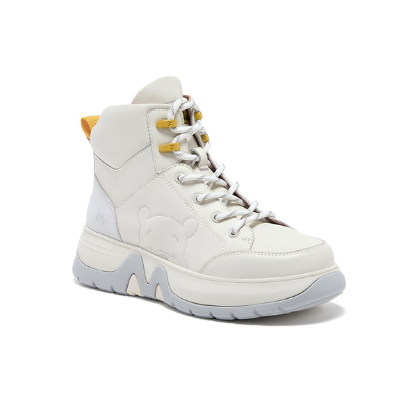 [MIRABELL x Winnie The Pooh] Cowhide leather/cow split leather casual shoes (Women)