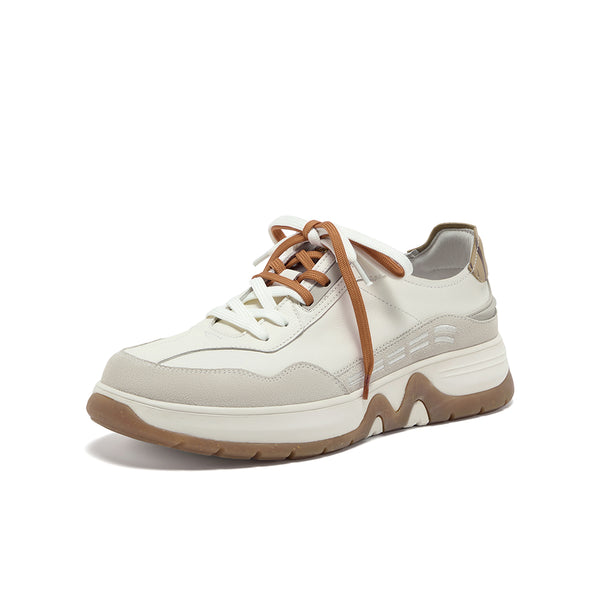 [MIRABELL x Winnie The Pooh] Cow leather/cow split leather/synthetic leather casual shoes (Men)
