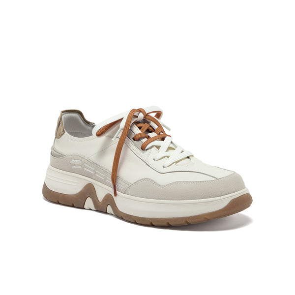 [MIRABELL x Winnie The Pooh] Cow leather/cow split leather/synthetic leather casual shoes (Men)