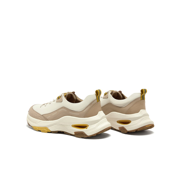 [MIRABELL x Winnie The Pooh] Cowhide leather/cow split leather/fabric women's comfortable sports shoes