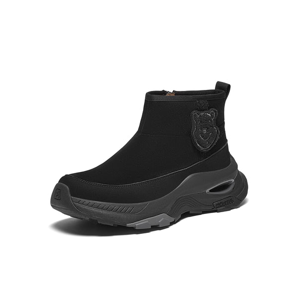 [MIRABELL x Winnie The Pooh] Cow split leather/cow leather/fabric comfortable sports shoes (Women)