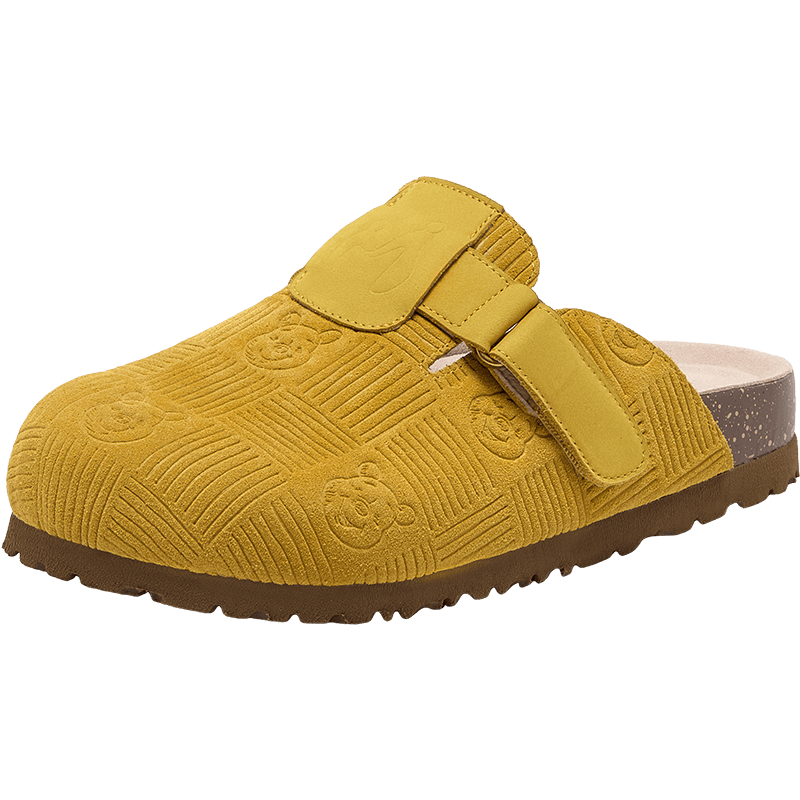[MIRABELL x Winnie The Pooh] Cow Split Leather Mules (Women)