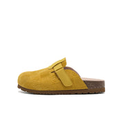 [MIRABELL x Winnie The Pooh] Cow Split Leather Mules (Women)