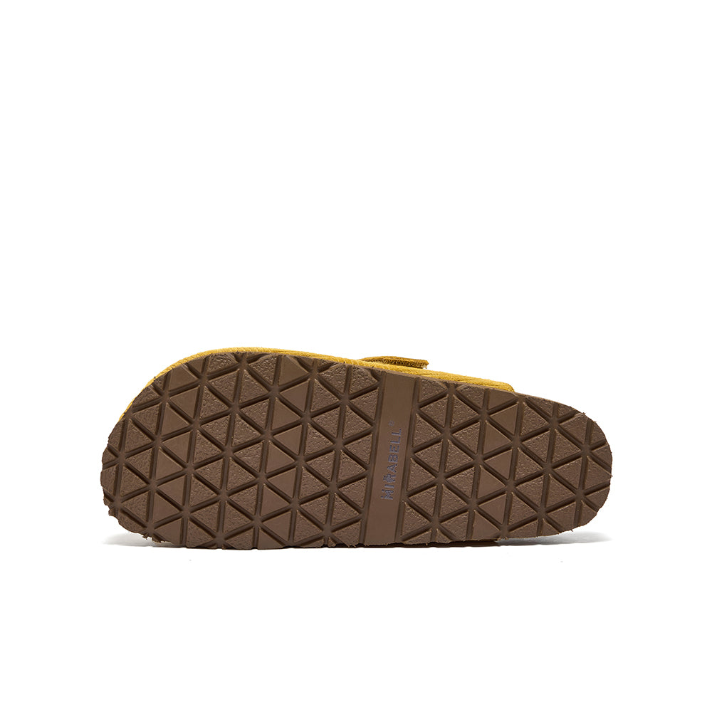 [MIRABELL x Winnie The Pooh] Cow Split Leather Mules (Women)
