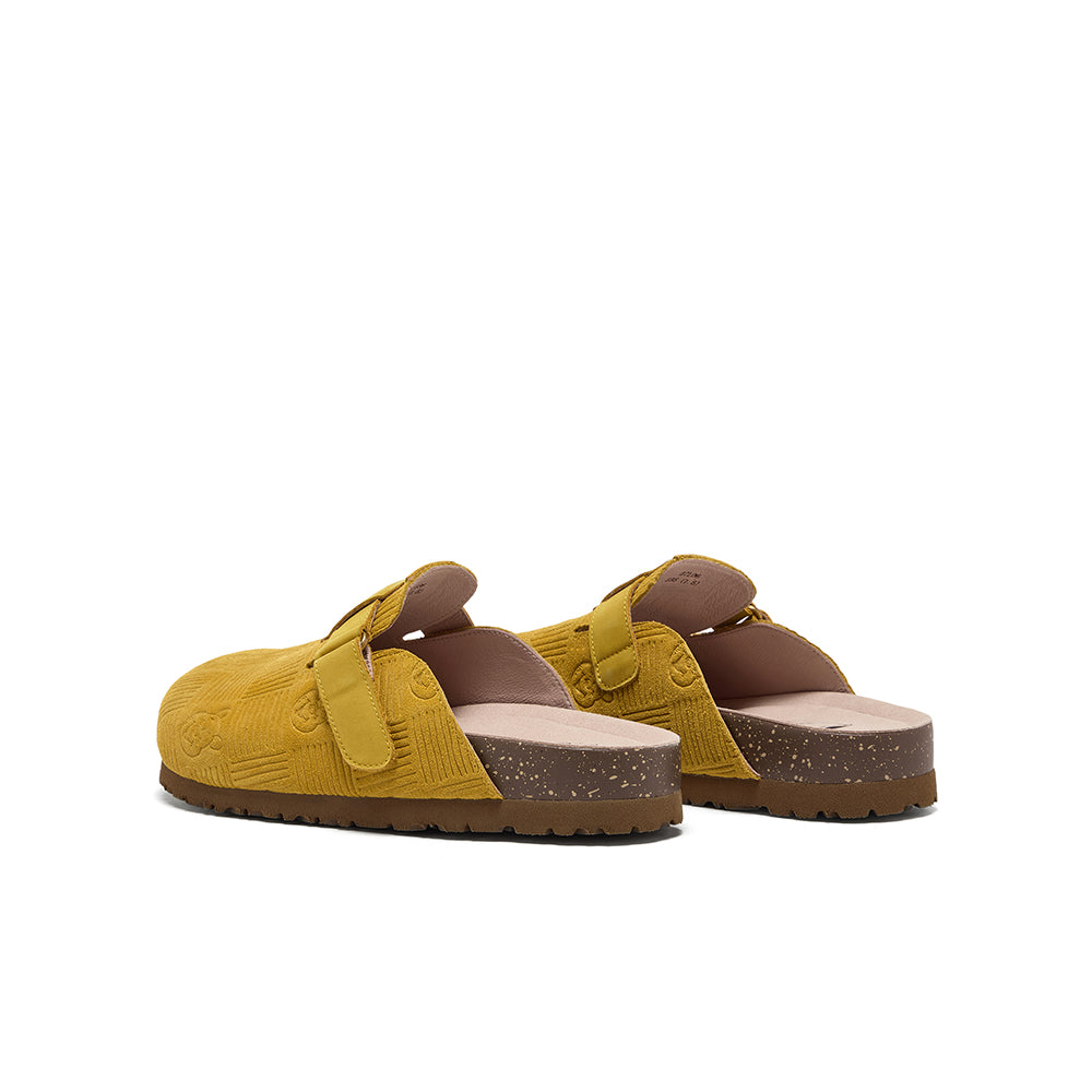 [MIRABELL x Winnie The Pooh] Cow Split Leather Mules (Women)