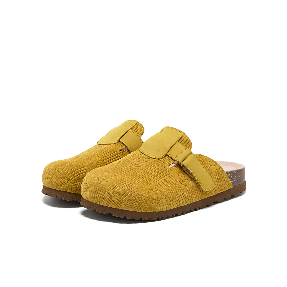 [MIRABELL x Winnie The Pooh] Cow Split Leather Mules (Women)
