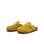 [MIRABELL x Winnie The Pooh] Cow Split Leather Mules (Women)