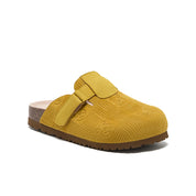 [MIRABELL x Winnie The Pooh] Cow Split Leather Mules (Women)