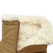 [MIRABELL x Winnie The Pooh] Fabric/Cow Split Leather Boot (Kids)