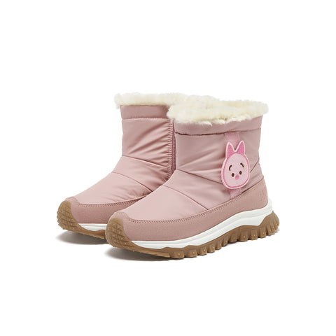 [MIRABELL x Winnie The Pooh] Fabric/cow split leather women's and children's travel shoes (Kid