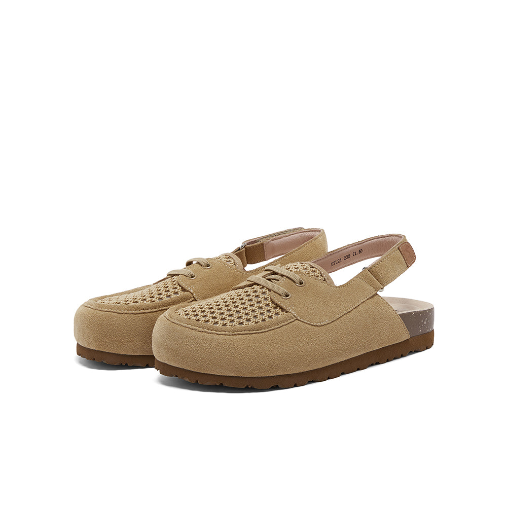 MIRABELL Split Leather / Fabric Women's Slippers (Women)