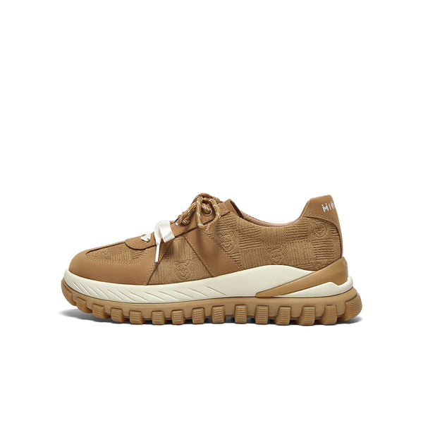 [MIRABELL x Winnie The Pooh] Cow split leather/cow leather casual shoes (Women)