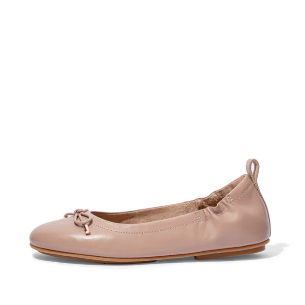 FitFlop ALLEGRO BOW LEATHER BALLERINAS