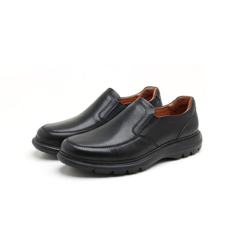 Hush Puppies Kids Black Leather Shoes (Men)