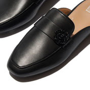 FITFLOP Delicato Beadie-Button Leather Mules (Women)