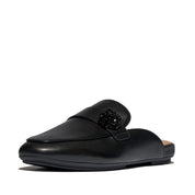 FITFLOP Delicato Beadie-Button Leather Mules (Women)