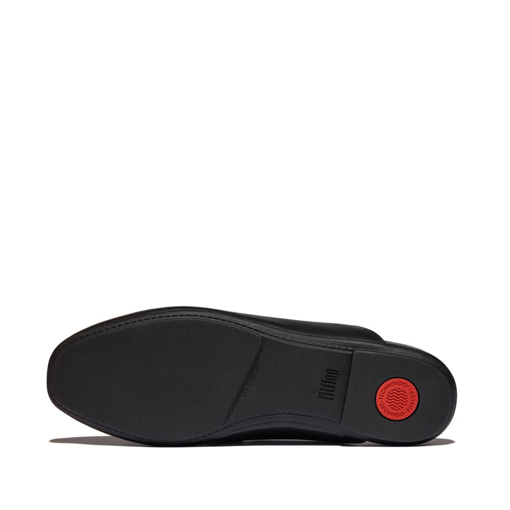 FITFLOP Delicato Beadie-Button Leather Mules (Women)