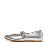 FITFLOP Delicato Crystal-Buckle Leather Mary Janes (Women)