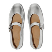 FITFLOP Delicato Crystal-Buckle Leather Mary Janes (Women)