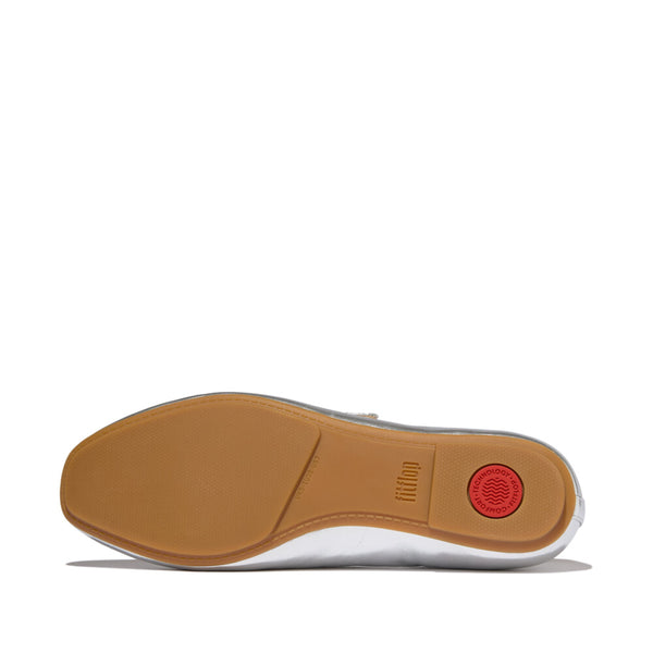 FITFLOP DELICATO CRYSTAL-BUCKLE LEATHER MARY JANES