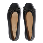 FITFLOP Delicato Glitz-Bow Leather Ballet Flats (Women)