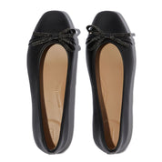 FITFLOP Delicato Glitz-Bow Leather Ballet Flats (Women)