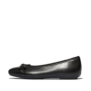 FITFLOP Delicato Glitz-Bow Leather Ballet Flats (Women)