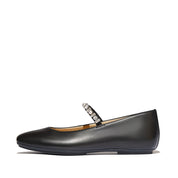 FITFLOP Delicato Pearls-And-Crystal Leather Ballet Flats (Women)