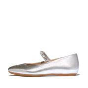 FITFLOP Delicato Pearls-and-Crystal Leather Ballet Flats (Women)