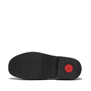 FITFLOP F-Luma Square-Chain Suede Demi-Wedge Loafers (Women)