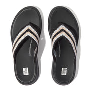 FITFLOP F-Mode Crochet Flatform Toe-Post Sandals (Women)