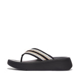 FITFLOP F-Mode Crochet Flatform Toe-Post Sandals (Women)