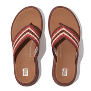 FITFLOP F-Mode Crochet Flatform Toe-Post Sandals (Women)