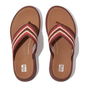 FITFLOP F-Mode Crochet Flatform Toe-Post Sandals (Women)