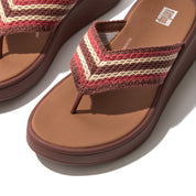 FITFLOP F-Mode Crochet Flatform Toe-Post Sandals (Women)