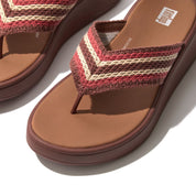 FITFLOP F-Mode Crochet Flatform Toe-Post Sandals (Women)