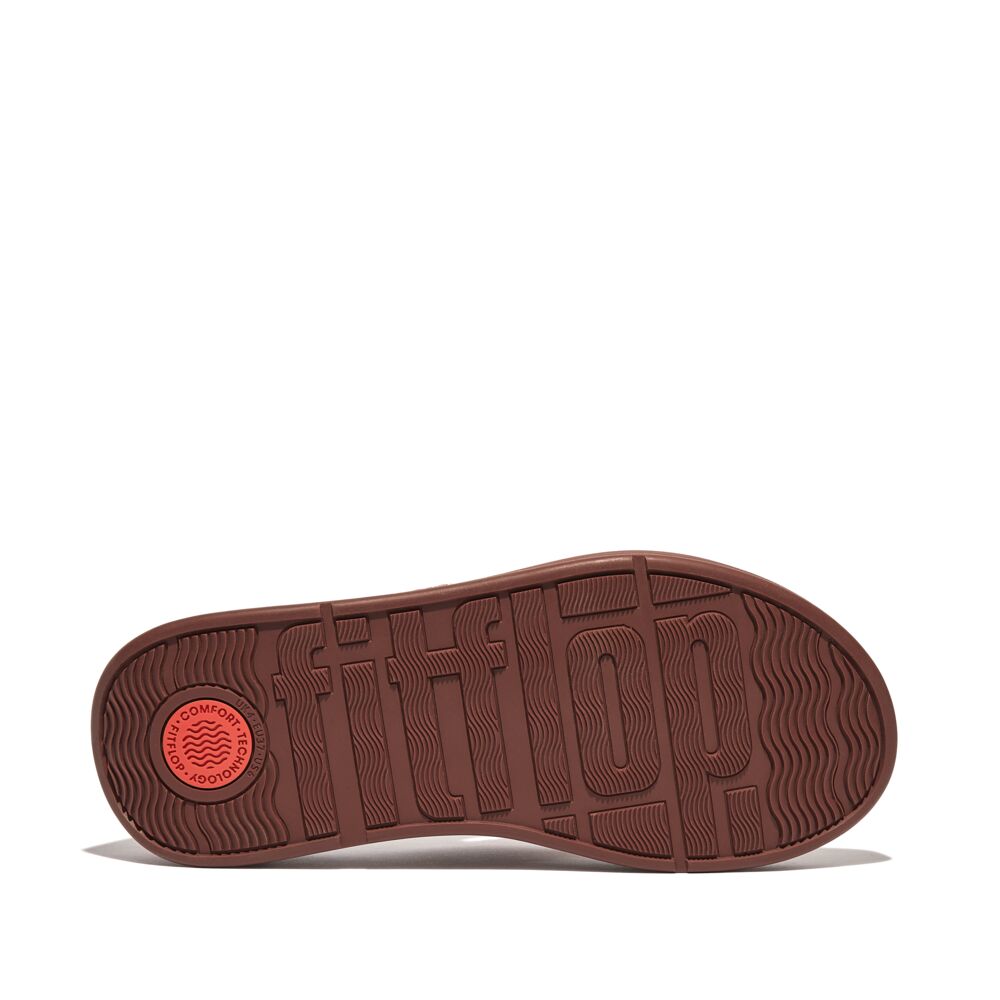 FITFLOP F-Mode Crochet Flatform Toe-Post Sandals (Women)