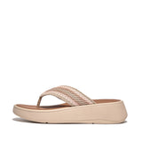 FITFLOP F-Mode Crochet Flatform Toe-Post Sandals (Women)