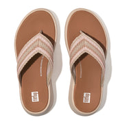 FITFLOP F-Mode Crochet Flatform Toe-Post Sandals (Women)