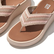 FITFLOP F-Mode Crochet Flatform Toe-Post Sandals (Women)