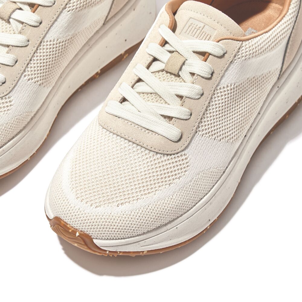 FITFLOP F-Mode e01 Knit Flatform Sneakers (Women)