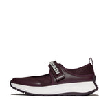 FITFLOP F-Mode Flow Crystal-Strap Quilted Mary Janes (Women)