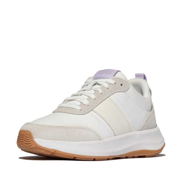 FITFLOP F-MODE FLOW LEATHER/SUEDE FLATFORM SNEAKERS (Women)