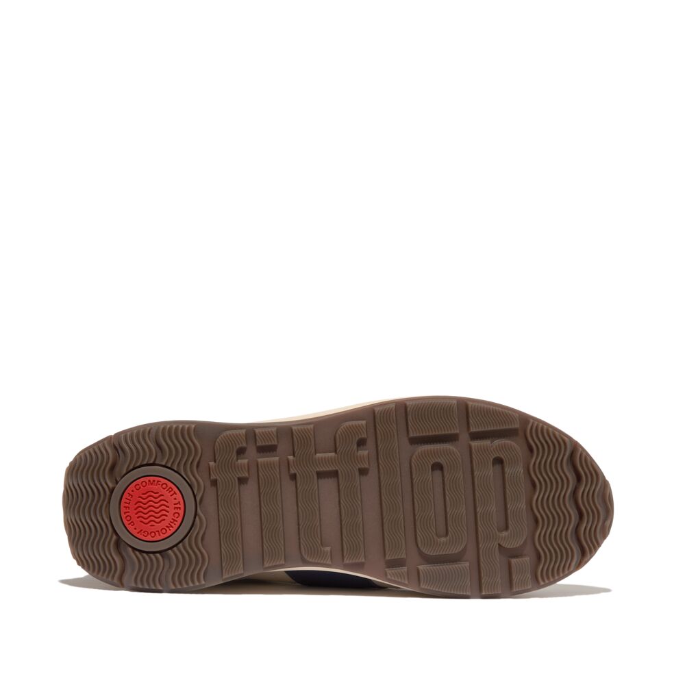 FITFLOP F-Mode Flow Men's Leather/Suede Sneakers (Men)